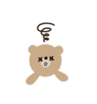 手がき しんぷる くま（個別スタンプ：13）