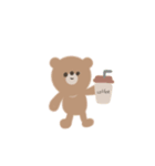 手がき しんぷる くま（個別スタンプ：20）