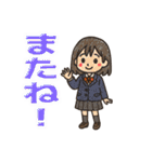丁寧な日常会話（JK）（個別スタンプ：3）