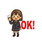 丁寧な日常会話（JK）（個別スタンプ：14）