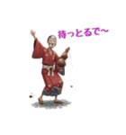 福男、福女、狐男のスタンプ（個別スタンプ：28）