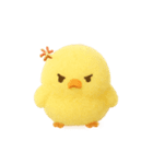 ふわふわ ヒヨコとニワトリ 日常（個別スタンプ：3）