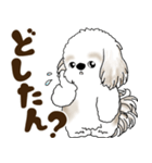 シーズー犬 2025 「広島弁」（個別スタンプ：7）