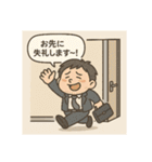 クタリーマン〜金曜お疲れ様乾杯〜（個別スタンプ：19）