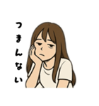 シンプル大人引きこもりママですが何か（個別スタンプ：18）