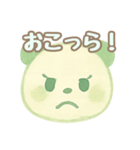 ぱんら語の挨拶と日常会話（水彩画風）（個別スタンプ：4）