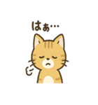 ミニシュナ×トラネコのやり取りスタンプ（個別スタンプ：32）