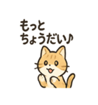 ミニシュナ×トラネコのやり取りスタンプ（個別スタンプ：40）