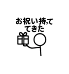 棒人間の日常スタンプ40種類（個別スタンプ：31）