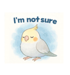 賑やかなインコの日常（個別スタンプ：9）