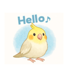 賑やかなインコの日常（個別スタンプ：12）