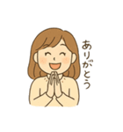 食べるの大好き女子の日常会話スタンプ（個別スタンプ：3）