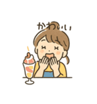 食べるの大好き女子の日常会話スタンプ（個別スタンプ：6）