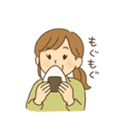食べるの大好き女子の日常会話スタンプ（個別スタンプ：9）