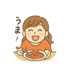 食べるの大好き女子の日常会話スタンプ（個別スタンプ：13）