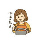 食べるの大好き女子の日常会話スタンプ（個別スタンプ：17）