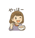 食べるの大好き女子の日常会話スタンプ（個別スタンプ：27）