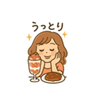 食べるの大好き女子の日常会話スタンプ（個別スタンプ：32）