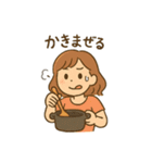 食べるの大好き女子の日常会話スタンプ（個別スタンプ：34）