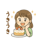 食べるの大好き女子の日常会話スタンプ（個別スタンプ：36）