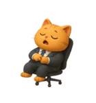 【爆笑】3Dサラリーマン猫＠社会人（個別スタンプ：39）
