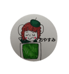 孫のお世話は大変（個別スタンプ：1）