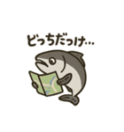 シュールなおさかな日常スタンプ（個別スタンプ：12）