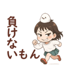 女の子と小鳥 可愛らしく喜怒哀楽（個別スタンプ：10）