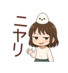 女の子と小鳥 可愛らしく喜怒哀楽（個別スタンプ：13）