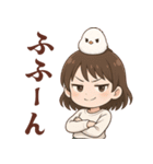 女の子と小鳥 可愛らしく喜怒哀楽（個別スタンプ：15）