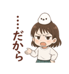 女の子と小鳥 可愛らしく喜怒哀楽（個別スタンプ：18）