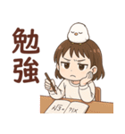 女の子と小鳥 可愛らしく喜怒哀楽（個別スタンプ：22）