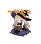 ハロウィン 魔女っこちゃん（個別スタンプ：9）