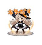ハロウィン 魔女っこちゃん（個別スタンプ：10）