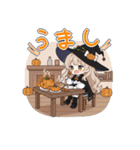 ハロウィン 魔女っこちゃん（個別スタンプ：20）
