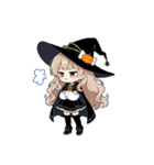 ハロウィン 魔女っこちゃん（個別スタンプ：26）