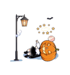ハロウィン 魔女っこちゃん（個別スタンプ：40）
