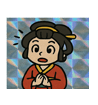 キラきら花魁の粋なひと言@SFW（個別スタンプ：5）