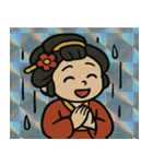 キラきら花魁の粋なひと言@SFW（個別スタンプ：12）