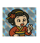 キラきら花魁の粋なひと言@SFW（個別スタンプ：14）