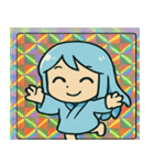 キラ雪女のひんやり微笑み@SFW（個別スタンプ：1）