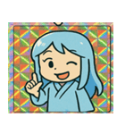 キラ雪女のひんやり微笑み@SFW（個別スタンプ：4）