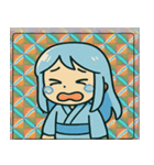 キラ雪女のひんやり微笑み@SFW（個別スタンプ：11）