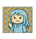 キラ雪女のひんやり微笑み@SFW（個別スタンプ：12）