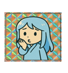 キラ雪女のひんやり微笑み@SFW（個別スタンプ：16）