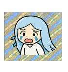 ホロきら雪女のつめたい誘惑@SFW（個別スタンプ：3）