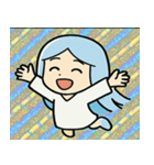 ホロきら雪女のつめたい誘惑@SFW（個別スタンプ：4）