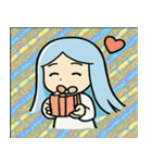 ホロきら雪女のつめたい誘惑@SFW（個別スタンプ：8）
