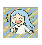 ホロきら雪女のつめたい誘惑@SFW（個別スタンプ：12）