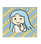 ホロきら雪女のつめたい誘惑@SFW（個別スタンプ：14）